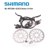 Shimano Mt200 Brake Bike Mtb Juego De Frenos De Disco Hidráu