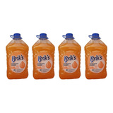 Detergente Briks Naranjo Pack 4 Unidades 20 Ltrs.