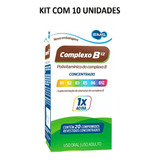 Kit Complexo B12 Com 10un De 20 Comprimidos Revestidos Cada