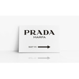 Cuadro Decorativo Moderno En Canvas 100x70 Prada Marfa