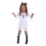 Roupa Fantasma Infantil Menina Halloween