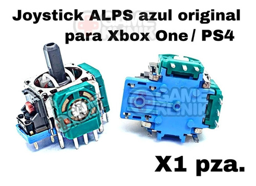 1 Joystick Potenciómetro Xbox One / Ps4 Alps Original Azul 