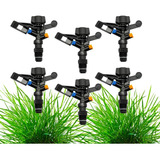 Aspersor De Impacto Irrigação Rosca 1/2 Macho Kit 6 Peças