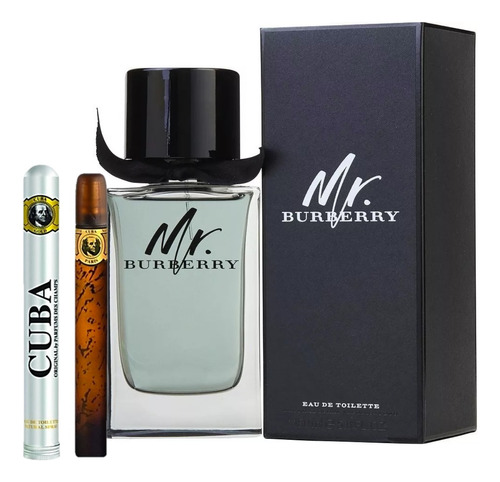 Mr Burberry 100ml Caballero Original+perfume Cuba 35ml