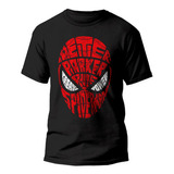 Playera Spiderman Hombre Avengers Hombre Araña Máscara