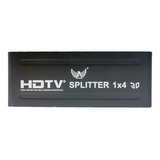 Splitter Distribuidor Hdmi 4k Divisor 1x4 Versão 1.4 3840p