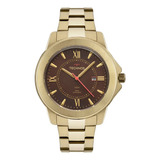 Relógio Technos Masculino Grandtech Dourado - F06111aa/4m
