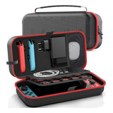 Case Bolsa Nintendo Switch Oled Espaço Carregador Plug Br