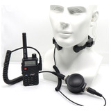 Impermeable Ptt Heavy Duty Tactical Throat Mic Headset Compa