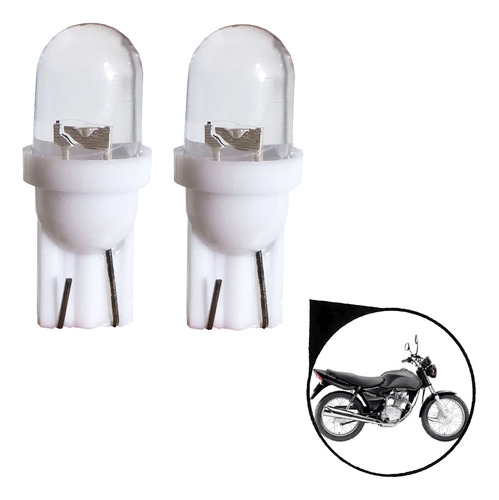 Lampada Led T10 Branco Frio Painel Analogico Motos Sundown