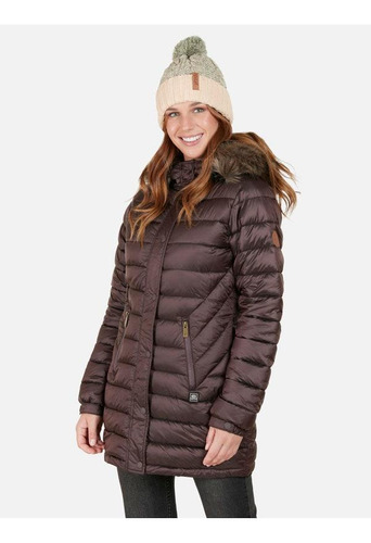 Parka Long Skimo Femenino Burdeo Rip Curl