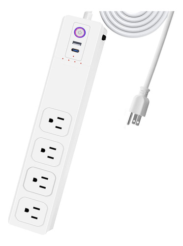 Enchufe Inteligente Marca Jinvoo /4 Tomas/usb/blanco