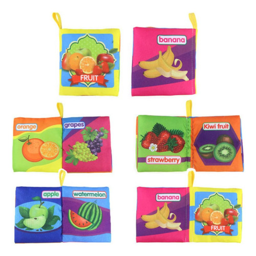Mini Libros Montessori Juguete Didacticos De Tela Niños