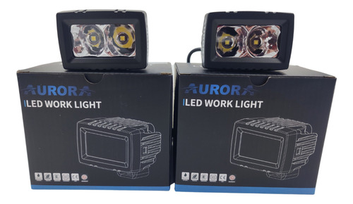 Faros Led Mini Duallys 20w Aurora 2 PuLG 20w Blanco (par)