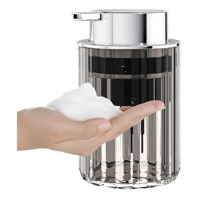 Dispensador De Jabon Dispensadora Espuma Shampoo Baño Manos Gris