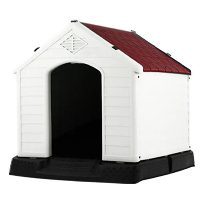 Casa de Plástico Level Home Zen Exterior Térmica Raza Extra Grande 110cm Color Rojo | Meses sin interés