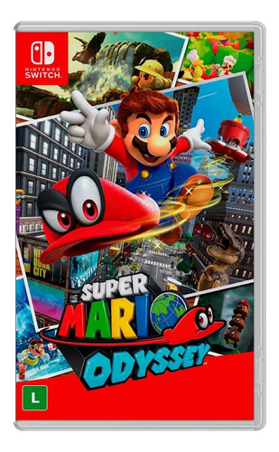 Super Mario Odyssey Mídia Física Nintendo Switch Usado