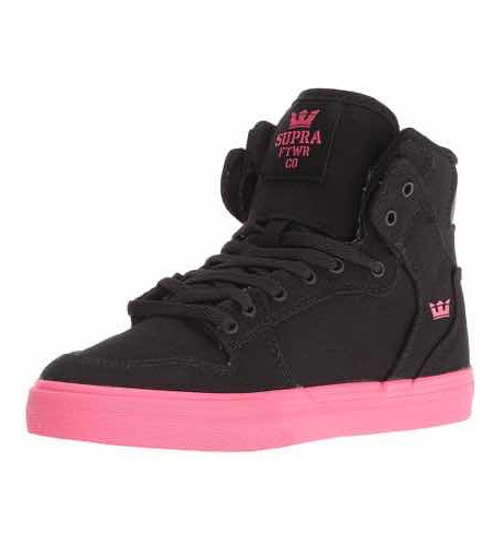 Tenis Supra Vaider Black Hot Pink Junior 28201-023