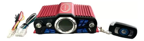 Mini Amplificador Potencia Auto Moto 12v Usb Bluetooth Fm Tf