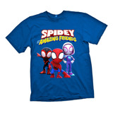 Polera Spidey Y Sus Amigos Estampada Dtf Cod 001