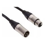 Cable Xlr Balanceado 1 Metro Con Conctores Neutrik