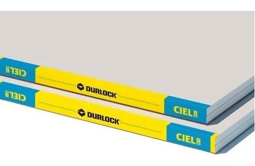 Placas Cielorraso Durlock Ciel 7 Mm (1,20 X 2,40 Mts)