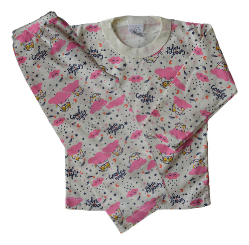 2 Pijama Juvenil Infantil Menina Camiseta Calça Inverno 1a3