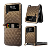 Funda De Eco Cuero Para Samsung Galaxy Z Flip 4 5g