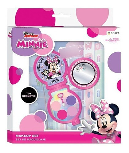 Set De Maquillaje Pupa Redonda Triple Minnie Disney Junior