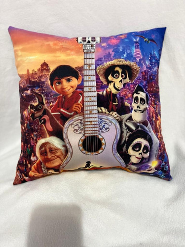 Cojines Decorativos Dia De Muertos Coco Varios 40cm