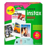 Filme Instantâneo Fujifilm Instax Borda Branca  Com 40 Poses