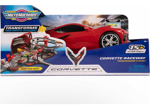 Micro Machines Corvette Set De Juego Convertible