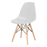 Silla Minimalista Eames Blanca Cafetería, Comedor, Casa Y Jardín Shopmall