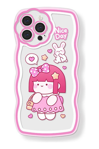 Estuche Para Teléfono De Niña Linda Para iPhone 14 13 12 11