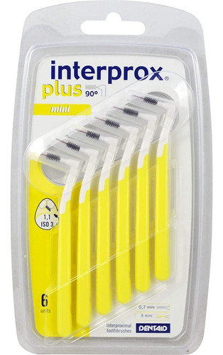 Interprox Plus - Cepillo Interdental (6 Unidades), Color Am.