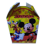 Mickey Mouse Paq 30 Dulceros Cajitas Bolo Feliz Disney  