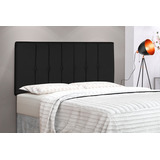 Painel Cabeceira Cama Casal Queen Inovare 160cm - 4 Cores Cor Preto