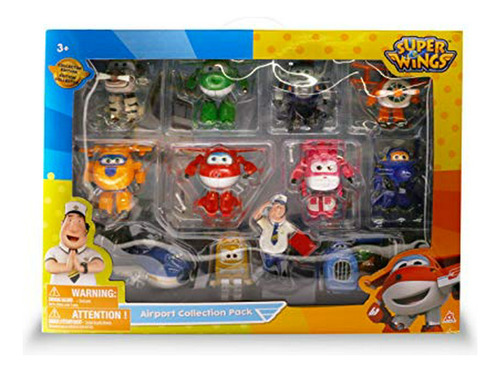 Figura Y Set De Juego - Super Wings - Airport Airplane Colle