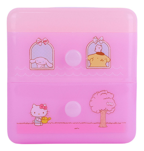 Alajero Hello Kitty Sanrio Almacenamiento Estuche Cajones