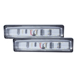 Set De Faros 6 Leds Lupa Luz Blanca Y Estrobo Tunelight 18w