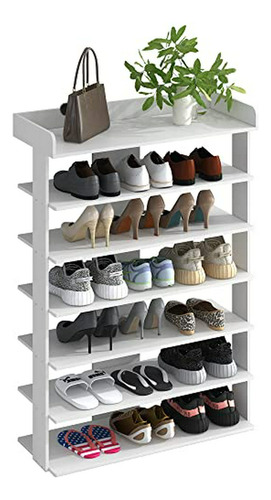 Organizador De Zapatos Vertical De Madera De 6 Niveles Para 