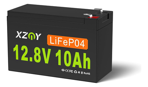 12v 10ah Lifepo4 Batería, 4000+ Ciclos 12 10ah Baterí...
