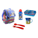  Lunchera Tèrmica Infantil Sonic Cantimplora Taper Taza Cub