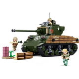 Sluban Army Wwii Tanque Sherman M38-b1110 Bloques Para Armar
