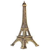 París Torre Eiffel 38cm Replica Decorativa Metálica Bronce 