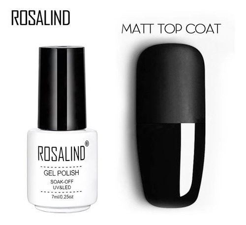 Base Coat Y Top Coat Semipermanente Rosalind 7ml / 25 Onz.