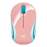 Mouse Inalambrico Logitech Mini M187 Rosado