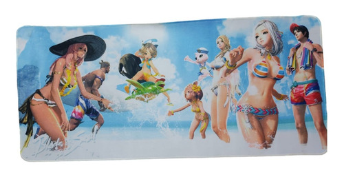 Pad Mouse Grande 89 X 40 Cm Para Gamer Estampado Playa