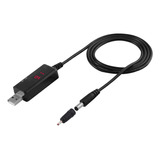 Cable De Alimentación Usb Dc 5 V A 9 V 12 V Para Adaptador W