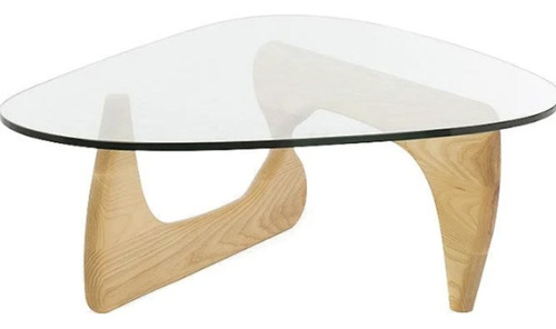 Mesa Ratona Centro Isamu Noguchi 129cm De Vidrio Templado